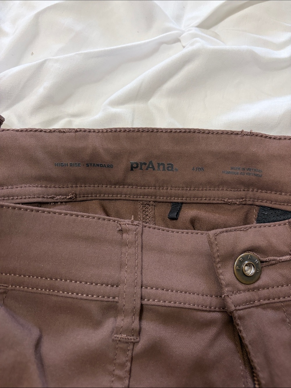 Prana High-Rise Brown Hiking/Utility Shorts Size 4/Small - Picture 4 of 7